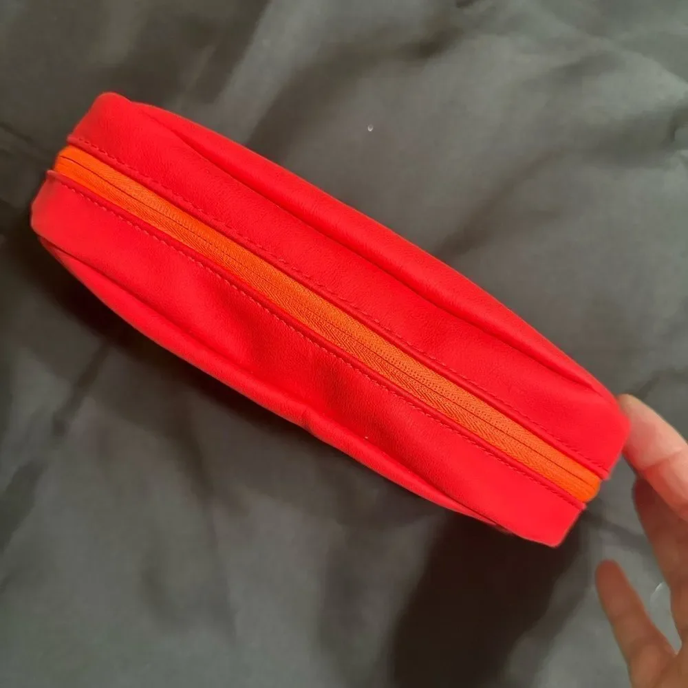 Kenzo Red Rubber Cosmetic Travel Bag